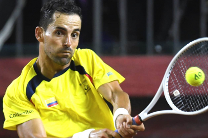 Santiago Giraldo se retira del tenis profesional. Imagen de referencia.