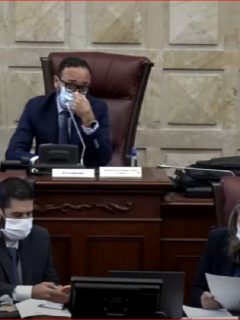 Imagen de la Comisión Primera de la Cámara de Representantes, que aprobó aumentar número de congresistas