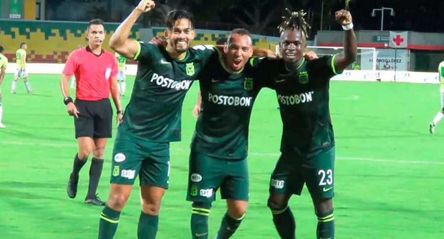 Nacional le gana 1-2 al Bucaramanga en la Liga Betplay