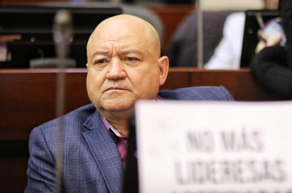 El senador Carlos Antonio Lozada, del partido Farc.