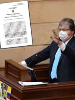 Carlos Holmes Trujillo responde a orden del Tribunal Superior de Bogotá de ofrecer excusas por excesos de la Policía