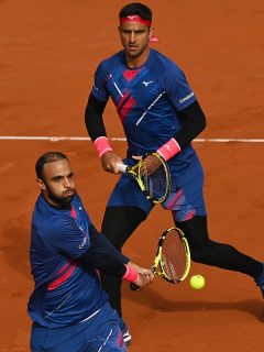Juan Sebastián Cabal y Robert Farah en Roland Garros, que perdieron en las semifinales del torneo