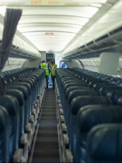 Sillas de avión antes de despegar: radicaron proyecto que les permitiría a pasajeros ceder sus tiquetes aéreos sin multas.