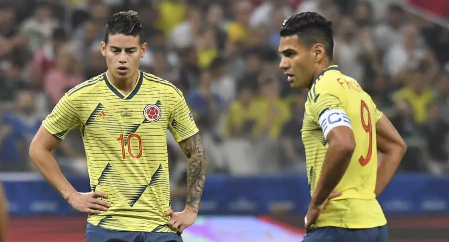 James Rodriguez y Falcao García con la Selección Colombia, alineación confirmada para partido con Venezuela en Eliminatorias