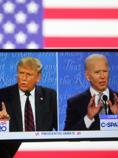 Donald Trump y Joe Biden, candidatos presidenciales de Estados Unidos.