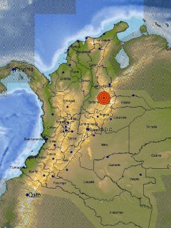 Temblor en Colombia este domingo 11 de octubre