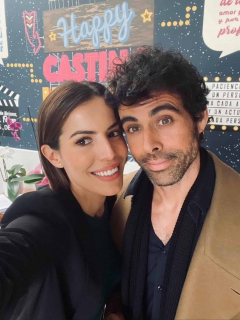 Foto de Cristina Warner y Emmanuel Esparza, quienes anunciaron su separación