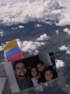 Imagen panorámica de la Tierra desde la cámara lanzada en globo por Faber Burgos.