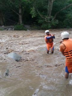 Imagen del lugar de la tragedia; cuatro personas murieron por creciente de río Acacías en Meta
