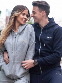 Foto de Karin Jiménez y Santiago Arias, a propósito de que ella no se ha ido a vivir a Alemania con él