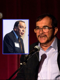 Álvaro Gómez Hurtado y 'Timochenko', que dijo que decidieron confesar el magnicidio del líder conservador en La Habana