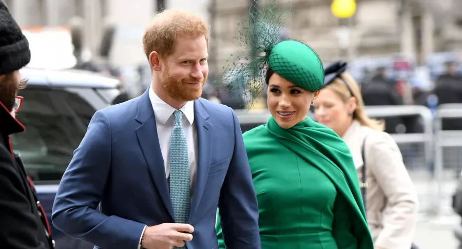 Foto del príncipe Harry y Meghan Markle, a propósito de que ella lució reloj de la princesa Diana