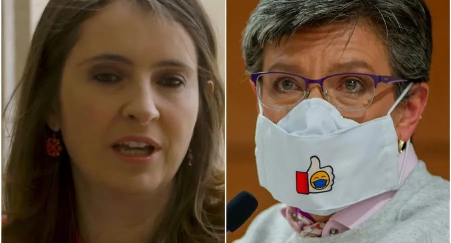 Paloma Valencia, que le pidió a Claudia López no culpar al Gobierno por "regar COVID", y Claudia López