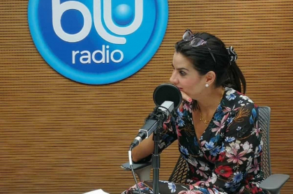 Vanessa de la Torre, en Blu Radio.