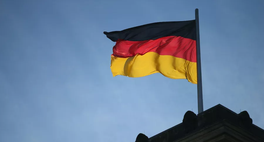 Bandera de Alemania para ilustrar nota sobre los requisitos para trabajar allá y las profesiones más solicitadas