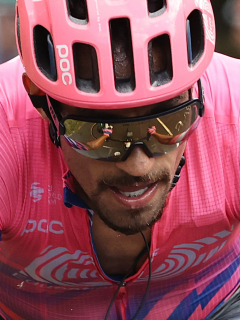 Daniel Felipe Martínez culpa a otro de su caída en la Vuelta a España. Imagen de referencia.