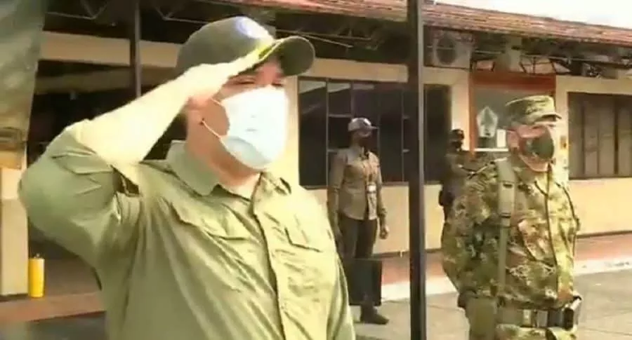 Iván Duque con soldados del Ejército en Chocó. Video de soldado criticando visita de Duque a Chocó