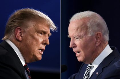 Donald Trump y Joe Biden se enfrentan en el debate presidencial de EE. UU.