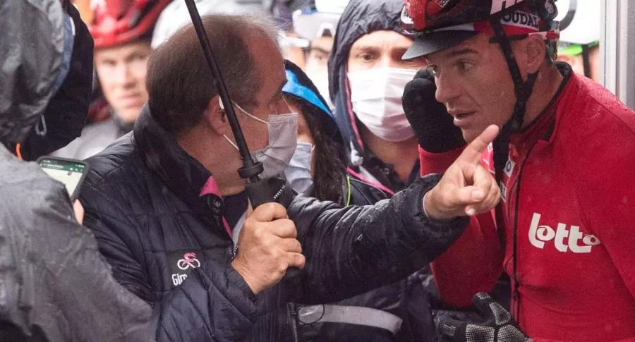 Amenazas a ciclistas de Mauro Vegni, director del Giro de Italia