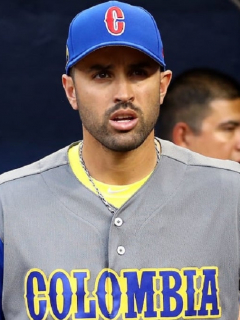 El manager colombiano Luis Urueta, con la Selección Colombia de béisbol en el clásico mundial.