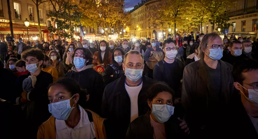 París, Francia, en medio de la segunda ola de contagios de la pandemia del coronavirus.