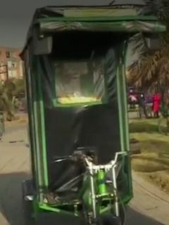 Imagen de un bicitaxi, que ilustra nota de la captura de banda que extorsionaba a bicitaxistas en Bogotá
