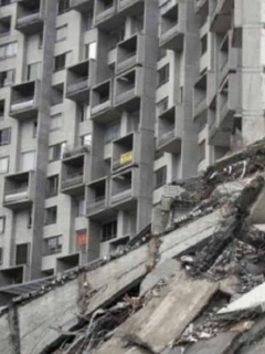 El edificio Space colapsó el 12 de octubre del 2013.