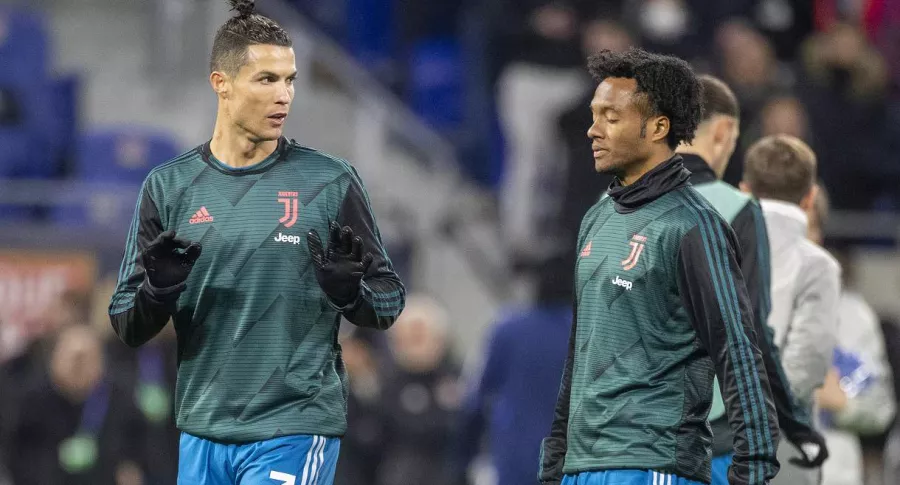 Cristiano Ronaldo y Juan Guillermo Cuadrado, quien exaltó la importancia del portugués para la Juventus