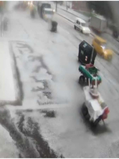 Granizada en Bogotá dejó teñidas de blanco a varias calles de la capital.