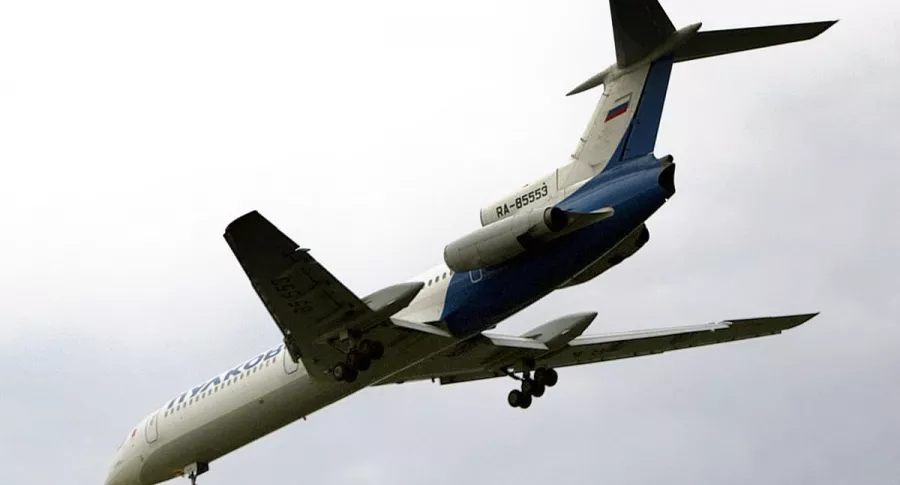 Un avión Tupolev TU-154, que acaba de hacer su último vuelo comercial, fue registrado en 2006, poco antes de aterrizar en el aeropuerto de San Petersburgo.