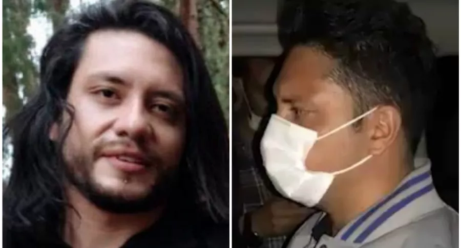 Miguel Parra, en antes y después de ser capturado por agredir con hacha a su pareja