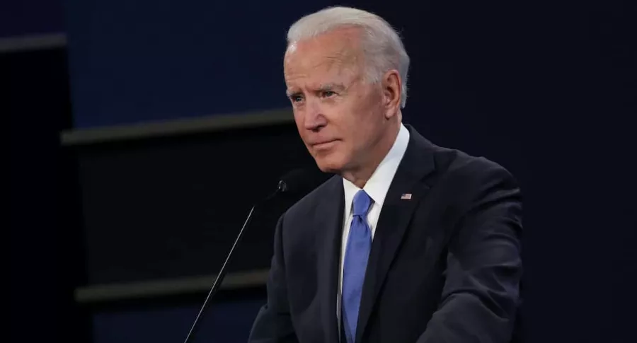 Joe Biden, en el último debate presidencial para ilustrar nota sobre su fortuna