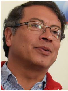 Gustavo Petro y Hugo Chávez, a quienes Marta Lucía Ramírez comparó por su "perverso liderazgo"- (Fotomontaje de Pulzo)
