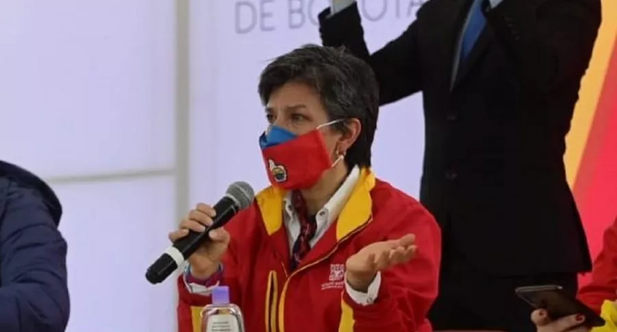 Claudia López, alcaldesa de Bogotá, que está en el ojo del huracán por sus declaraciones sobre los venezolanos. 