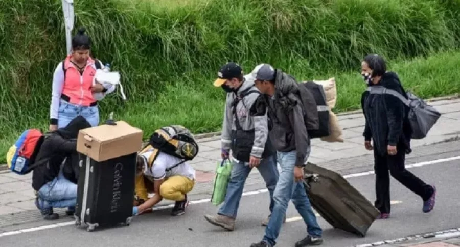 Venezolanos ingresando a Colombia, ciudades con más cantidad de venezolanos en el país