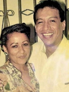Diomedes Díaz, con una de las parejas que tuvo, su esposa Patricia Acosta, ilustra nota de antes y después de las mujeres del 'Cacique de La Junta'.