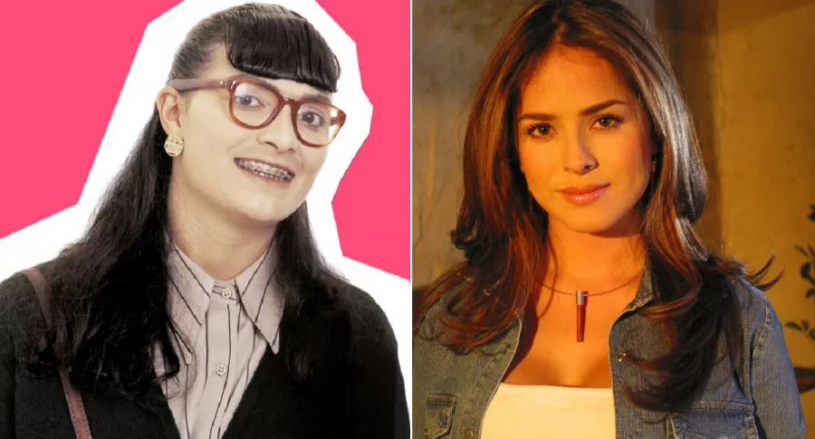 Ana María Orozco y Danna García, protagonistas de 'Betty, la fea' y 'Pasión de gavilanes', novelas que hacen parte de la pelea de RCN y Caracol por el 'rating'.