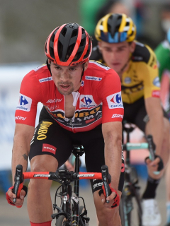 Primoz Roglic en la etapa 1a de la Vuelta a España 2020; clasificación general.