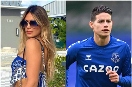 Foto de Shannon de Lima y James Rodríguez, a propósito de rumor de separación