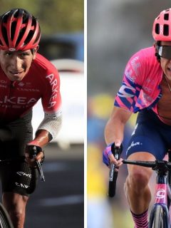 Nairo Quintana y Rigoberto Urán en el Tour de Francia, esposas de los ciclistas colombianos