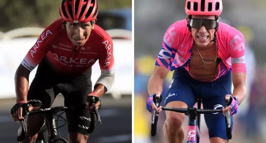 Nairo Quintana y Rigoberto Urán en el Tour de Francia, esposas de los ciclistas colombianos 