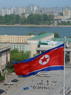 Plaza en Corea del Norte