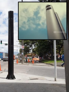 Foto de Cámara salvavidas, ilustra nota de dónde están ubicadas las cámaras de fotomultas en Bogotá.