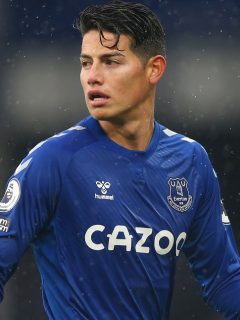 James Rodríguez jugando con el Everton, hora y ver en vivo el partido vs. Manchester United
