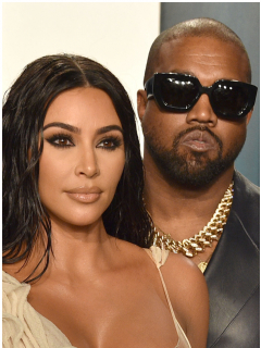 Fotomontaje de Kim Kardashian, Kanye West y Joe Biden, a propósito de que ella celebró victoria del presidente electo