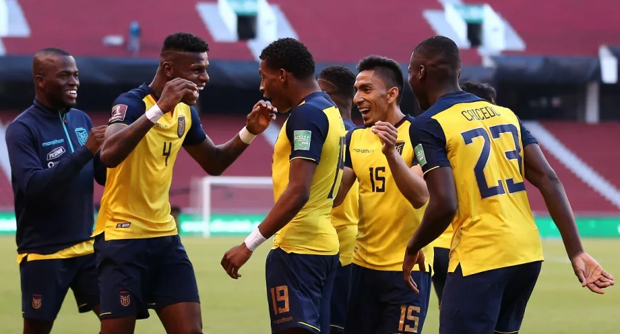Selección de Ecuador frente a Uruguay por las Eliminatorias al Mundial de Catar 2022.