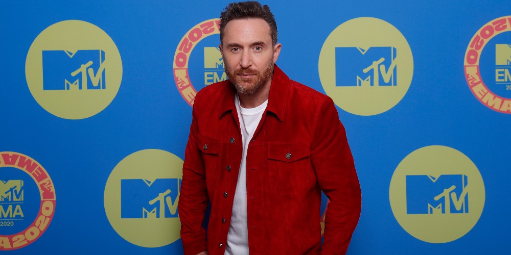 David Guetta en la alfombra de los MTV EMA 2020
