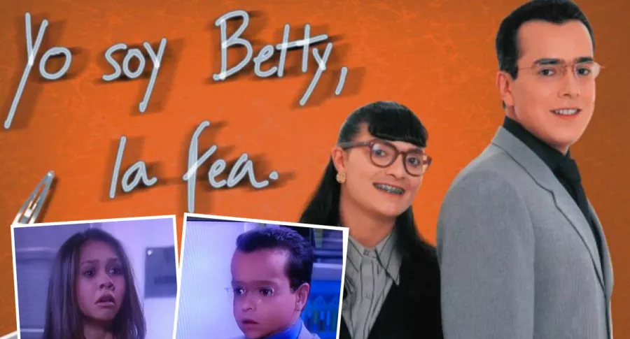 Afiche promocional de ‘Betty, la fea’, cuyos personajes pasaron por el filtro de Snapchat que los hace lucir como niños.