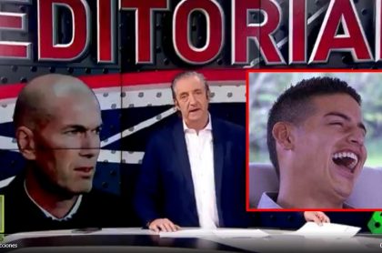 Josep Pedrerol criticando a Zinedine Zidane por preferir a Isco en vez de a James Rodríguez