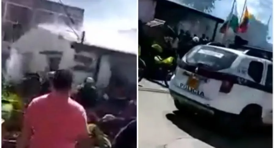 Incendio en estación de Policía de Soacha, por el que murieron 9 personas